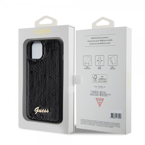 Guess iPhone 13 Skal Sequin Svart
