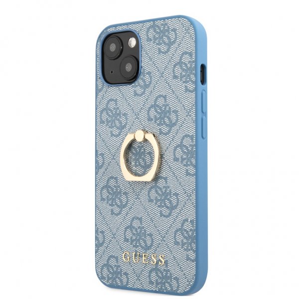 Guess iPhone 13 Mini Skal Ring Stand Blå