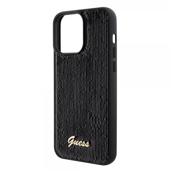 Guess iPhone 15 Pro Max Skal Sequin Svart