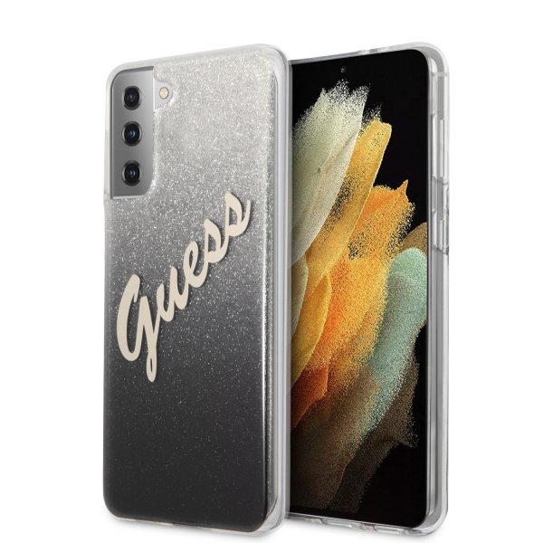 Guess Samsung Galaxy S21 Skal Vintage Svart