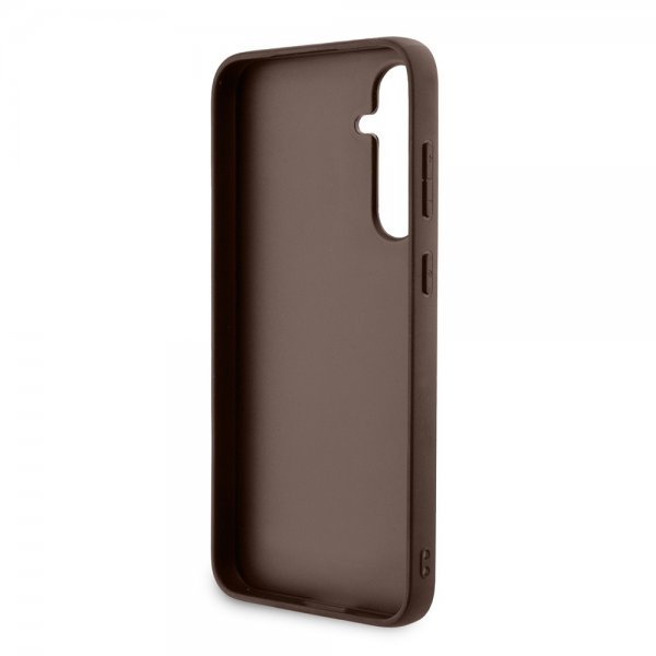 Guess Samsung Galaxy S23 FE Skal 4G Metal Logo Brun