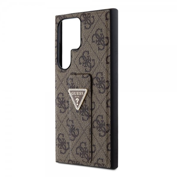 Guess Samsung Galaxy S24 Ultra Skal Grip Stand Function Brun