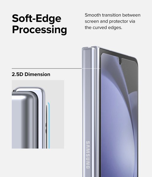 Ringke Samsung Galaxy Z Fold 5 Skärmskydd Cover Display Protector Glass