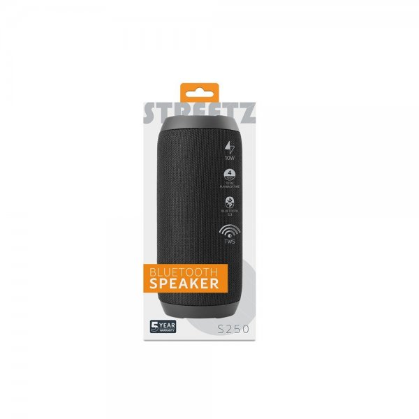 Streetz Högtalare S250 Bluetooth Speaker 10W Svart