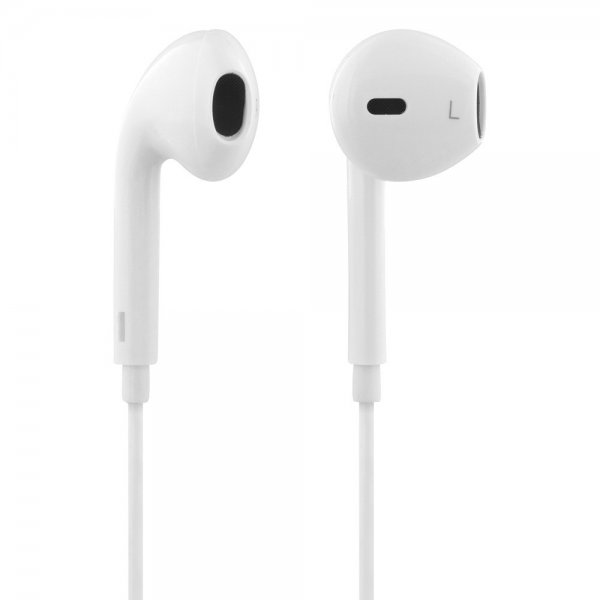 Streetz Hörlurar E100 Semi-In-Ear Earbuds 3.5mm Vit