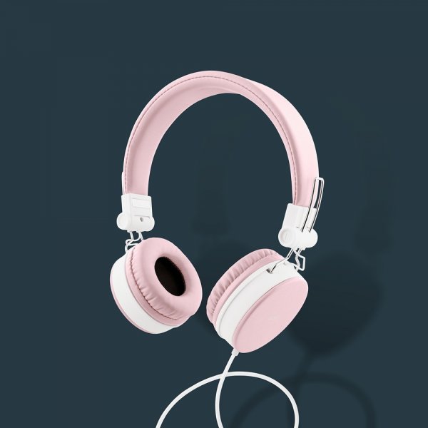 Streetz Hörlurar H300 Headphones 3.5mm Rosa