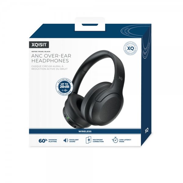 Xqisit Hörlurar OE750i ANC Over-Ear Headphones Pearl Black