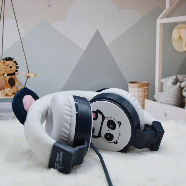 Planet Buddies Hörlurar Recycled Furry Pippin the Panda