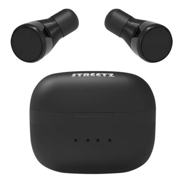 Streetz Hörlurar T200 Wireless Earbuds In-Ear Svart