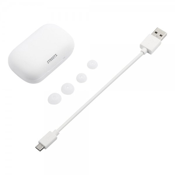 Streetz Hörlurar T210 Wireless Earbuds In-Ear Vit