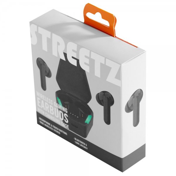 Streetz Hörlurar T300 Wireless Gaming Earbuds Svart