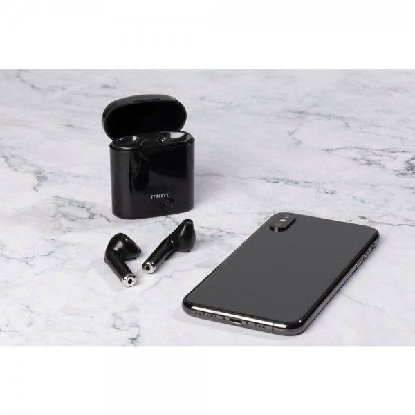Streetz Hörlurar T50 True Wireless Earbuds Svart