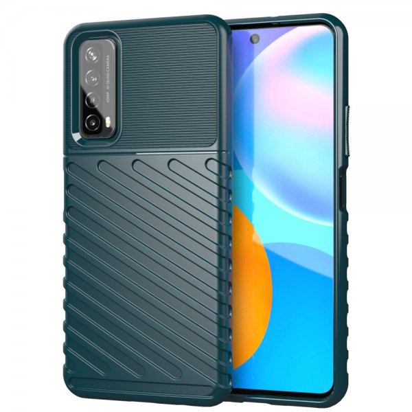 Huawei P Smart 2021 Skal Thunder Series Grön