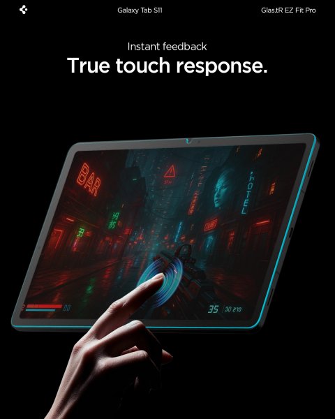 Spigen Samsung Galaxy Tab S11 Skärmskydd GLAS.tR EZ Fit Pro