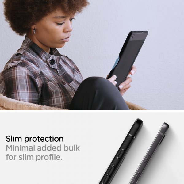 Spigen Samsung Galaxy Tab S6 Lite Skal Rugged Armor Svart