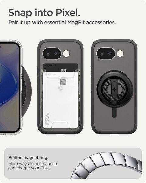 Spigen Google Pixel 10a Skal Ultra Hybrid MagFit Frost Black