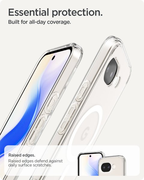 Spigen Google Pixel 10a Skal Ultra Hybrid MagFit Clear White