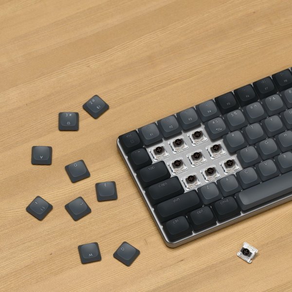 Satechi SM1 Slim Mekaniskt Bluetooth Tangentbord Mörkgrå