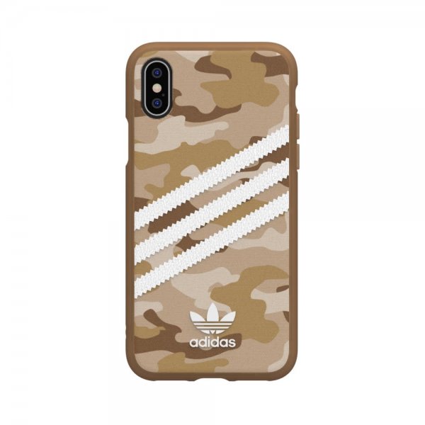 Adidas iPhone X/Xs Skal OR 3-Stripes Snap Case Camo FW19 Raw Gold