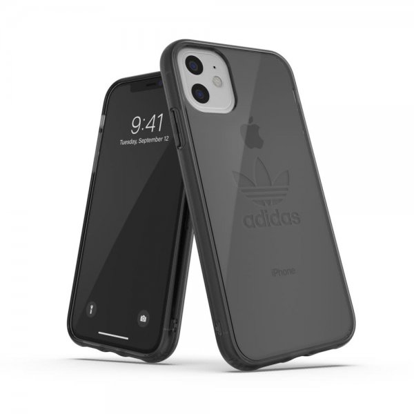 Adidas iPhone 11 Skal OR Protective Clear Case FW19 Smokey Black