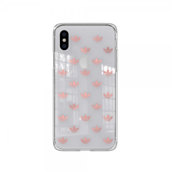 Adidas iPhone X/Xs Skal OR Snap Case Entry SS19 Klar Roseguld