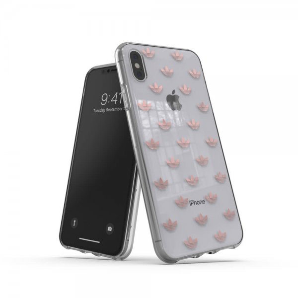 Adidas iPhone Xs Max Skal OR Snap Case Entry SS19 Klar Roseguld