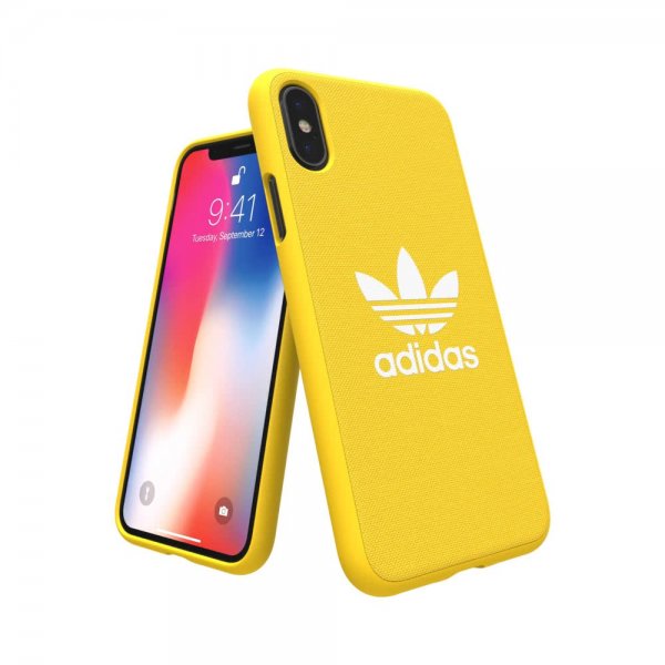 Adidas iPhone X/Xs Skal OR Moulded Case Canvas FW19 Gul