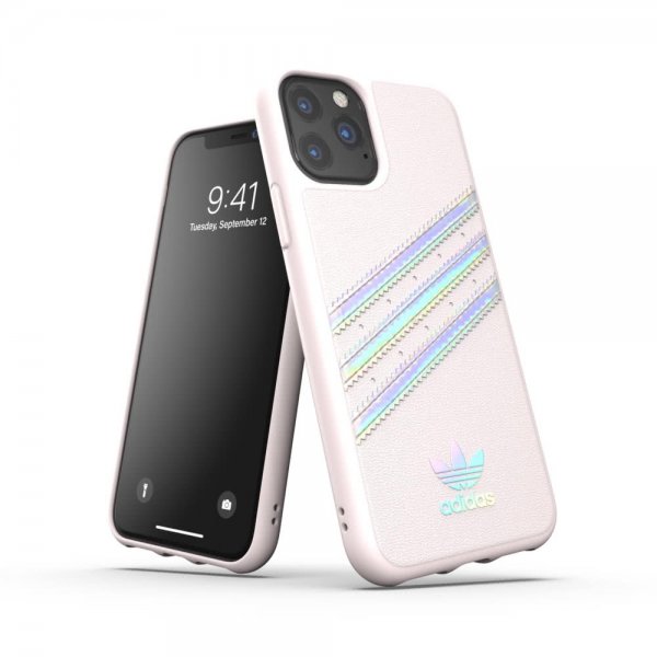 Adidas iPhone 11 Pro Skal OR Moulded Case FW19 Orchid Tint Holographic