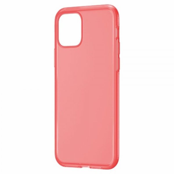 Baseus iPhone 11 Pro Max Skal Jelly Liquid Silica Gel Rosa