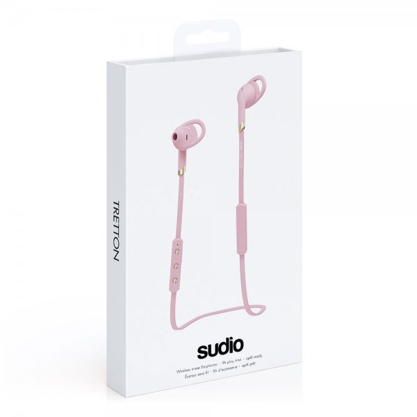 Sudio Tretton Trådlösa Hörlurar Sport Wing Tip In-Ear Rosa