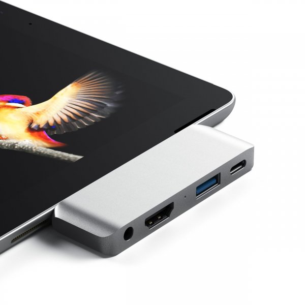 Satechi iPad Pro Multifunktionsadapter Silver