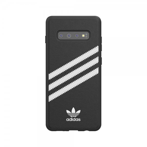 Adidas Samsung Galaxy S10 Plus Skal OR 3-Stripes Snap Case SS19 Svart Vit