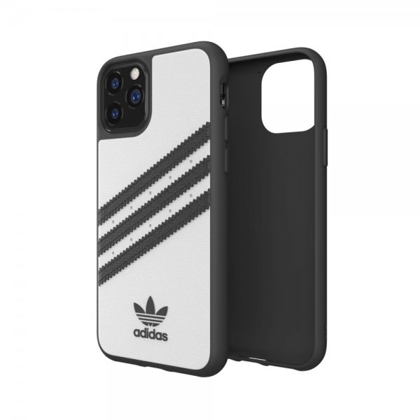 Adidas iPhone 11 Pro Skal OR 3 Stripes Snap Case PU FW19 Vit Svart