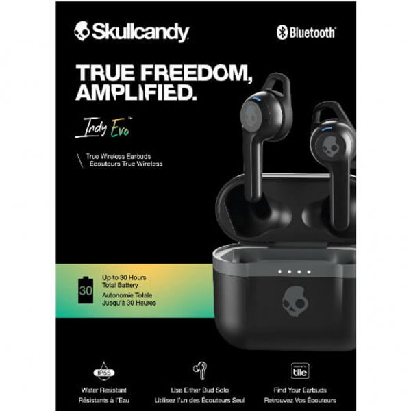 Skullcandy Indy Evo Hörlurar In-Ear True Wireless Svart