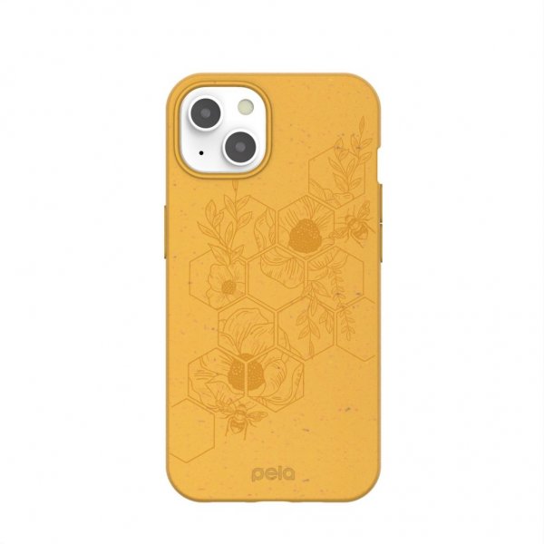 Pela iPhone 13 Skal Classic Honey Hive Edition