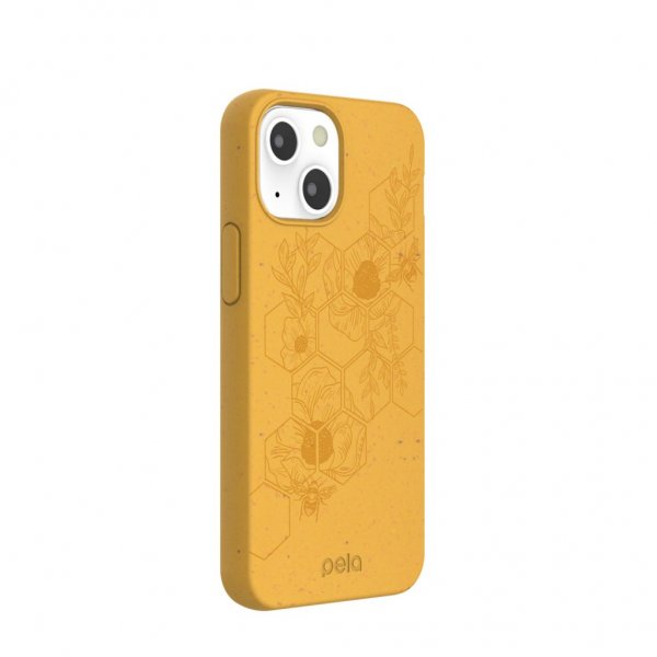 Pela iPhone 13 Mini Skal Classic Honey Hive Edition