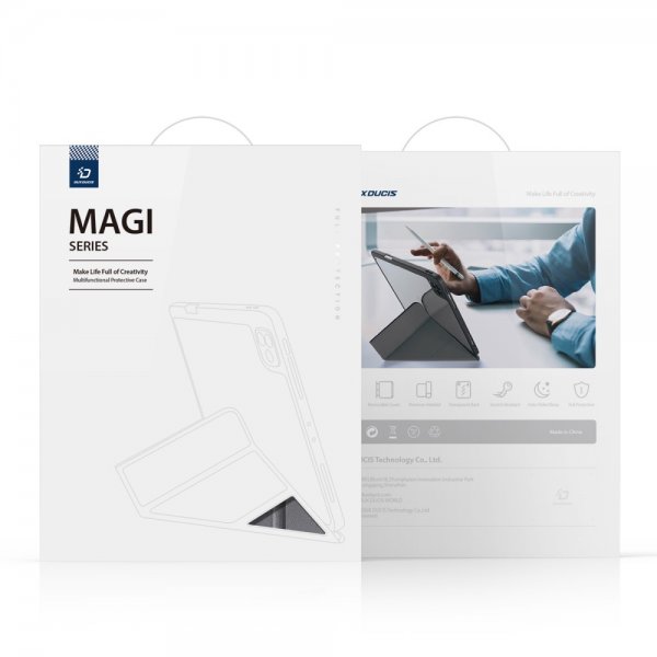 Dux Ducis iPad 10.2 (gen 7/8/9) Fodral Magi Series Grå
