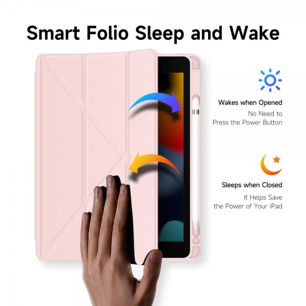 Dux Ducis iPad 10.2 (gen 7/8/9) Fodral Magi Series Rosa