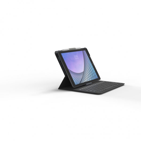 ZAGG iPad 10.2 (gen 7/8/9) Fodral med tangentbord Messenger Folio 2 Charcoal