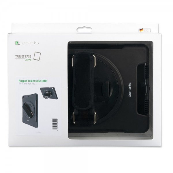 4smarts iPad 10.2 (gen 7/8/9) Skal Rugged Case Grip Svart