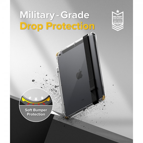 Ringke iPad 10.2 (gen 7/8/9) Skal Fusion+ Strap Combo Gul