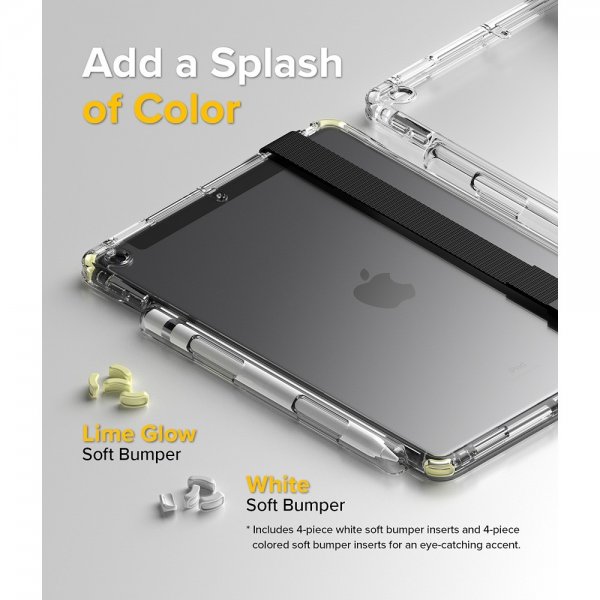 Ringke iPad 10.2 (gen 7/8/9) Skal Fusion+ Strap Combo Lime Glow