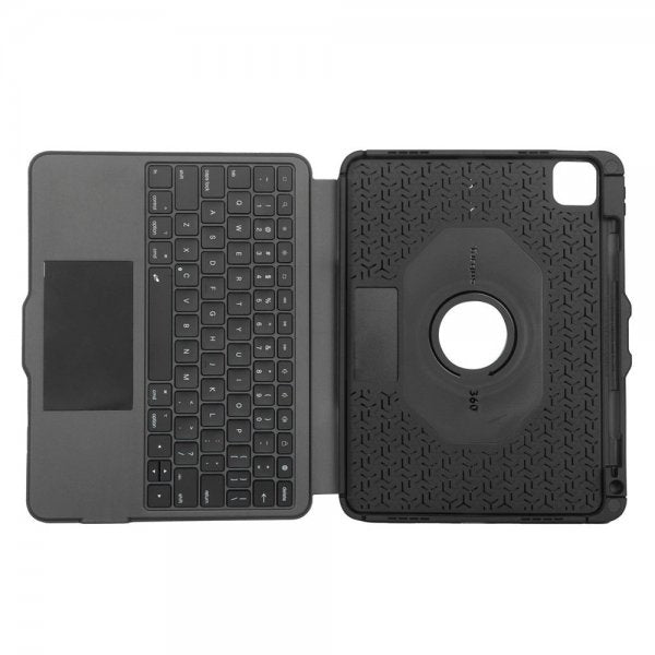 Targus iPad 10.9/11/Air 10.9/Air 11/Pro 11 Fodral med Tangentbord VersaVu Bluetooth Keyboard Case Nordic Svart