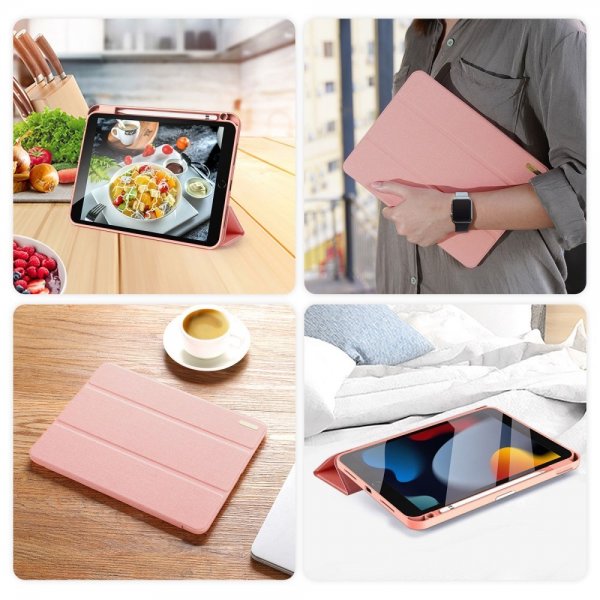 Dux Ducis iPad 10.9 (gen 10)/iPad 11 (A16) Fodral DOMO Series Rosa
