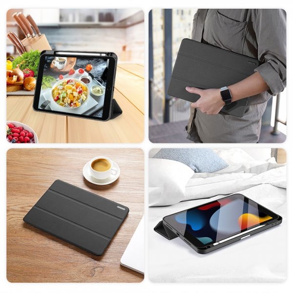 Dux Ducis iPad 10.9 (gen 10)/iPad 11 (A16) Fodral DOMO Series Svart