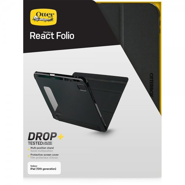 Otterbox iPad 10.9 (gen 10)/iPad 11 (A16) Fodral React Folio Svart