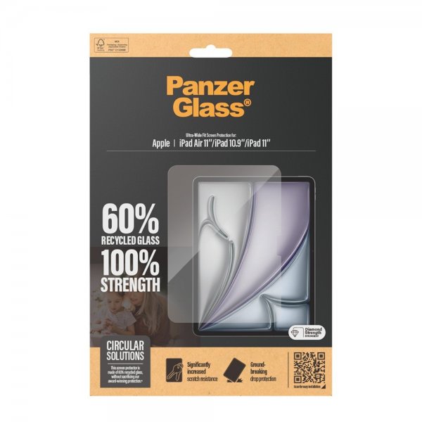 PanzerGlass iPad 10.9 (gen 10)/iPad 11 (A16)/iPad Air 11 (M2/M3/M4) Skärmskydd Ultra-Wide Fit