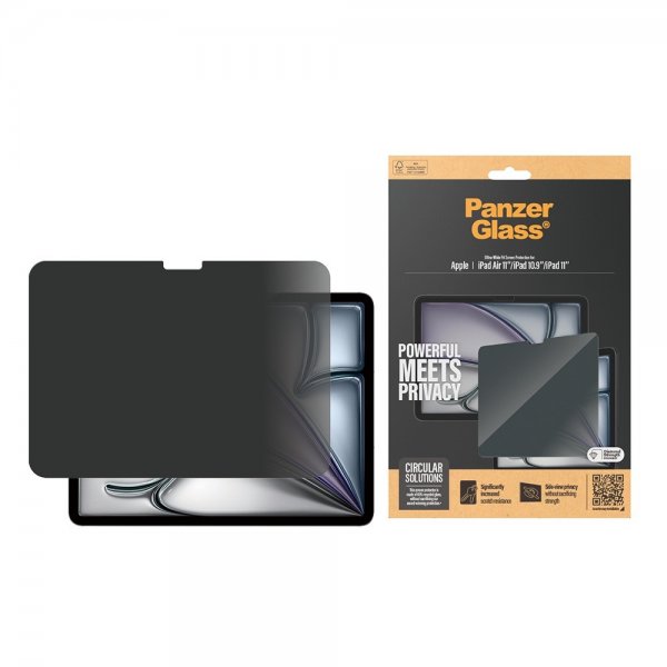 PanzerGlass iPad 10.9 (gen 10)/iPad 11 (A16)/iPad Air 11 (M2/M3/M4) Skärmskydd Ultra-Wide Fit Privacy