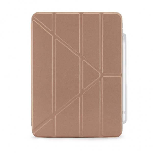 Pipetto iPad 10.9 (gen 10)/iPad 11 (A16) Fodral Origami No3 Pencil Case Roseguld