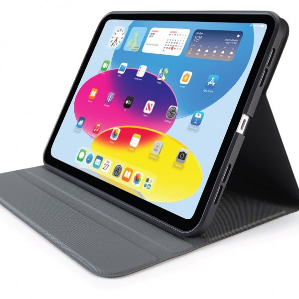 Pipetto iPad 10.9 (gen 10)/iPad 11 (A16) Fodral Rotating Folio Svart